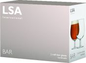 Набор бокалов для пива Bar, 550 мл, 2 шт., LSA International, арт.:G1227-23-991