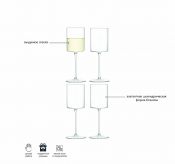 Набор бокалов для белого вина Otis, 240 мл, 4 шт., LSA International, арт.:G1284-09-301