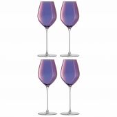 Набор бокалов для шампанского Aurora, 285 мл, фиолетовый, 4 шт., LSA International, арт.:G1620-10-887