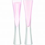 Набор бокалов для шампанского Moya, 2 шт, 170 мл, розовый, LSA International, арт.:G474-04-436
