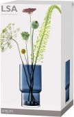 Ваза Подсвечник Utility, 30 см., сапфир, LSA International, арт.:G1552-30-610