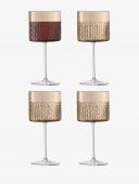 Набор бокалов для вина Wicker, 320 мл, коричневый, 2 шт., LSA International, арт.:G1642-11-149