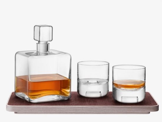 Набор для виски на подносе из ясеня Cask, LSA International, арт.:G1692-00-301