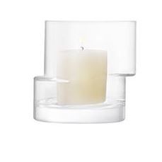 Ваза - Подсвечник Tier, 13,5 см,  прозрачный, LSA International, арт.:G1727-13-301