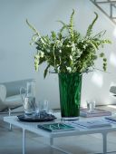 Ваза/Фонарь Victoria изумрудная В45см, LSA International, арт.:G1770-45-392