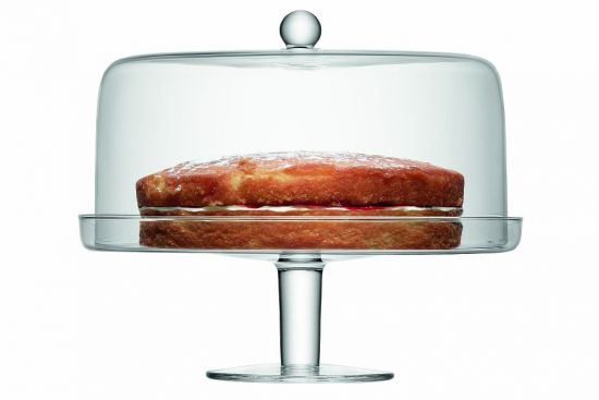 Блюдо для торта с крышкой Serve, Д33 см / 30см., В30 см, LSA International, арт.:G914-33-301