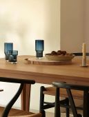 Доска сервировочная Utility из ясеня с ручкой из кожи, 25 см., круглая, LSA International, арт.:W114-01-250